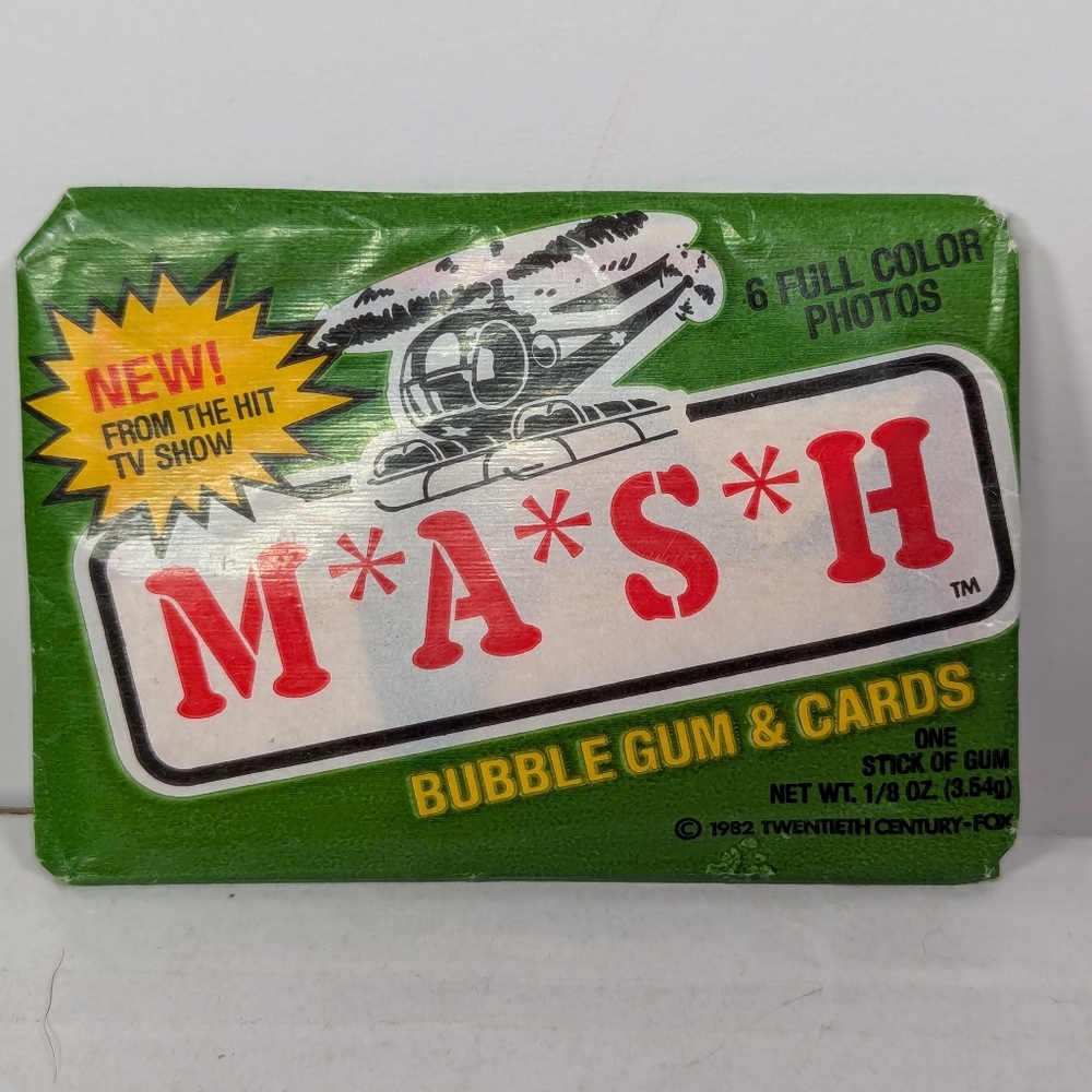 Vintage M*A*S*H Bubble Gum & Cards Pack Donruss
